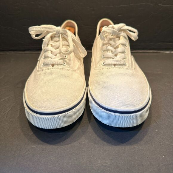 Old Navy White Canvas Classic Comfort Sneaker Men's Size 10 - Picture 3 of 9